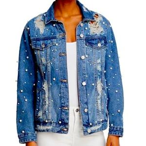 Sunset + Spring Pearl Denim Jacket